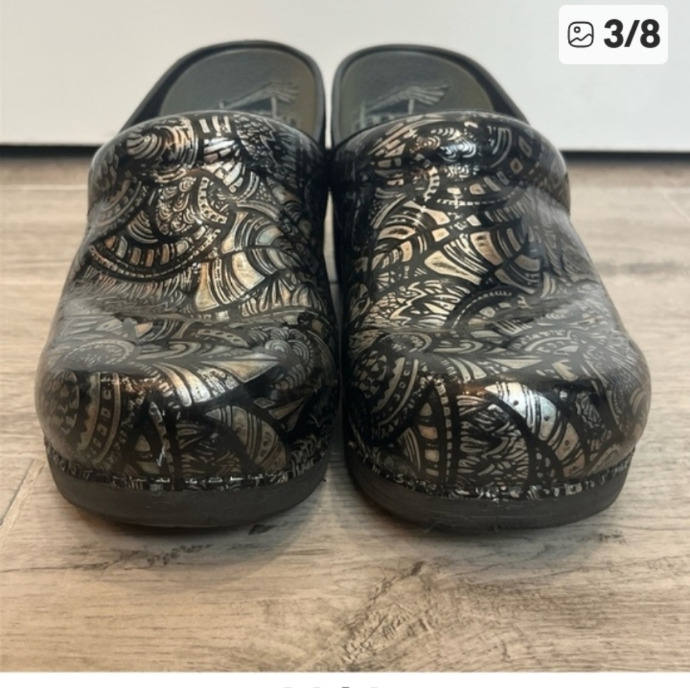 Dansko‎ XP 20 Fossilized Patent Professional Nursing Clogs Women EU 39 US 8.5/9 - Picture 6 of 8